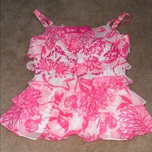 Lilly Pulitzer Pink Floral Camisole